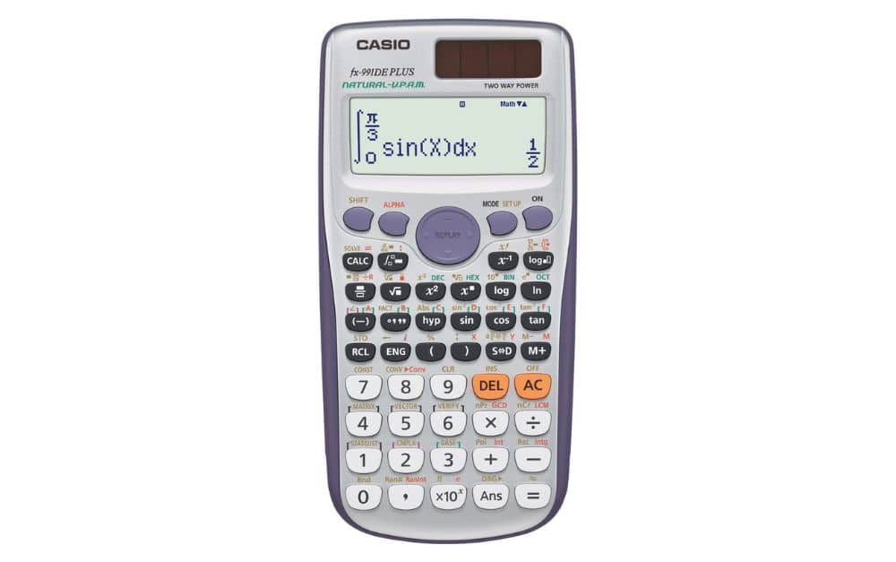 Casio FX-991DE Plus Test