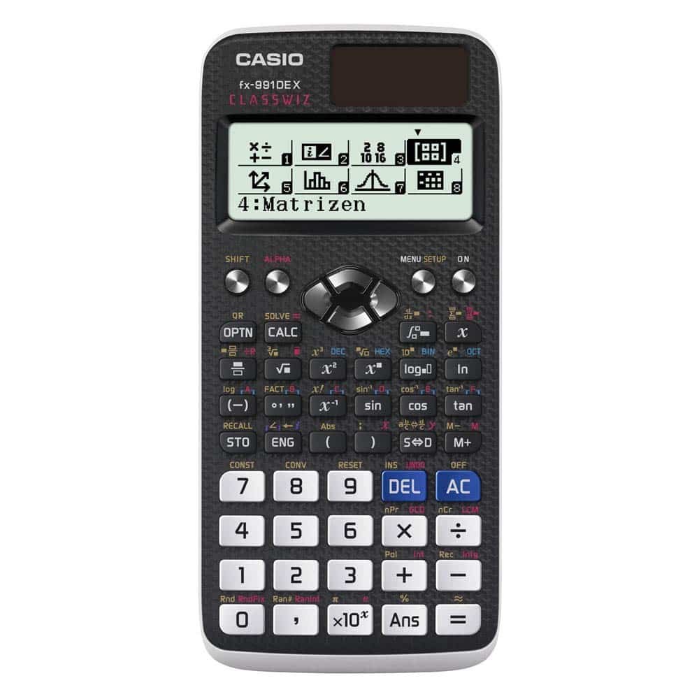 Casio FX-991DE X ClassWiz Test